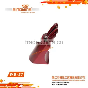 WB-27 Stainless Steel Knife Block 5pcs Knife Stand thumbnail-1