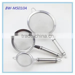 Stainless Steel Kitchen Utensils Cooking Tool Wire Mesh Skimmer Set thumbnail-1