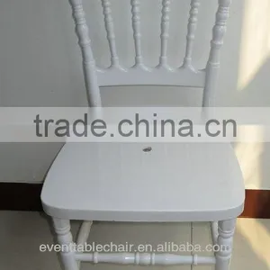 White Plastic Napoleon Chair thumbnail-1