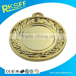 Factory Directly Sell Hot Sale High Quality Golden Plating Lotus-shaped Metal Medal thumbnail-4