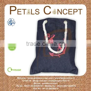 DENIM TOTE BAG thumbnail-3