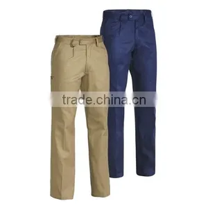 100% Cotton Work Trousers Multi-pocket Drill Mens Cargo Work Pants thumbnail-1