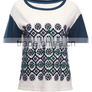 Trendy Design Fancy Print Long Sleeve Mexican Clothing Pictures of Girls Cotton Tops thumbnail-2