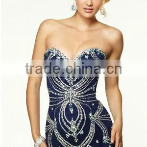 Luxurious Beaded New Designer Low Cut Back Trumpet/mermaid Winter Ball Dresses thumbnail-4