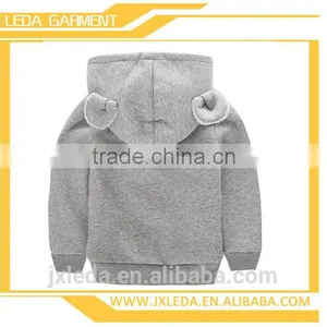 Fashion Unisex Sports Hoodies Children Hooded Sweater With Fur Hood thumbnail-2