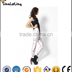 Floral Plum Blossom Flower Woman Legging Women Leggings Jeggings Sexy Legging Pants Printed Leggings thumbnail-1