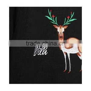 2016 Knitted Christmas Sweaters Uglysweaters With Round Neck and Long Sleeve thumbnail-3