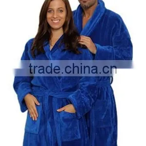 Velour Shawl Bathrobe,hotel Bathrobe,cotton Bathrobe for Promotion thumbnail-4