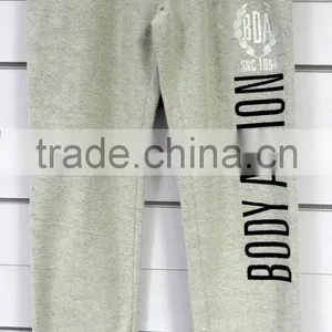 Brushed Fleece Fabric Women Regular Fit Pants With Print Embroidery Logo thumbnail-2