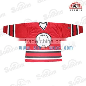 Custom-made Sublimation Printed Polyester Ice Hockey Jersey Wholesale thumbnail-5