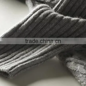 Women's Most Popular Gery Cable Knit Cashmere Sweater Cardigan With Side Pockets thumbnail-6