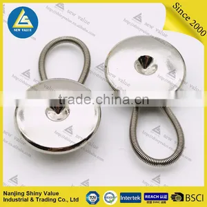 Quick Fitting Fancy Quality With Pit on the Surface Type 15mm Metal Shirt Extender thumbnail-1