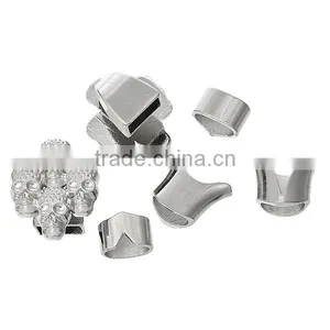 Hook Clasps For Leather Rope Bracelet Skull Halloween Silver Tone 25mm X20mm 17mm X15mm 12mm X9mm thumbnail-3