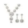 Crystal, Rhinestone Wedding Bridal Necklaces and Earrings Jewelry Sets for Women thumbnail-1