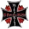 Cool Motorcycle Embroidered Patches Sew-on, Plastic Backing for Jackets thumbnail-1