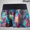 Custom Womens Workout Shorts Running Wear Sublimated Exercise Pants thumbnail-1
