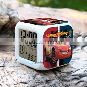 2015 Hot Cars LED Digital Clock Cars Desk Clock, Cars Alarm Clock,Cars LED Clock thumbnail-5