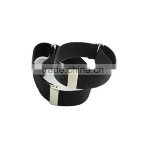 Shirt Sleeve Garter Cuffs Arm Band Elastic Solid Color Adjustable Armband Sleeve Garter thumbnail-2