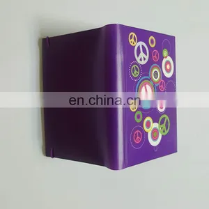 2017 China Supplie Hardcover School Cute Notebook Custom Diary Printing With Led Light thumbnail-2