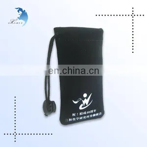 Exquisite Customized Printing Personale Logo Velvet Pouch Bags for Jewelry thumbnail-1