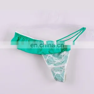 2015 Hot Sale Sexy Lace Thong T Back G String Panty Manufacturer thumbnail-3
