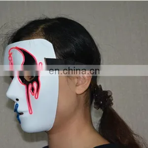 EL Wire Vendetta Mask Glowing V For Vendetta Glowing Mask thumbnail-3