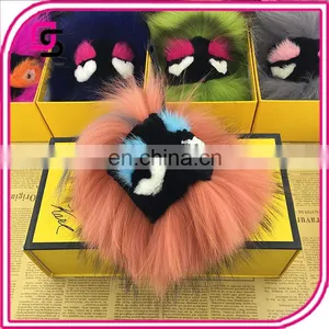 Small Monster Pendant Fashion Personality Fur Bag Accessories thumbnail-1