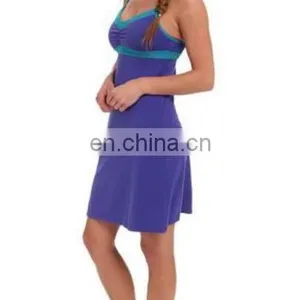 Plus Size Women Clothing Fitness Yoga Tennis Tank Bra Sports Dress thumbnail-3