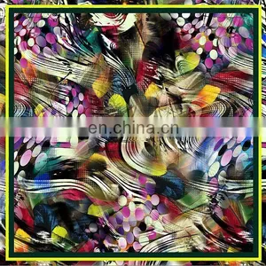 Digital Printed Chiffon Fabric For Dress and Home Textiles thumbnail-1