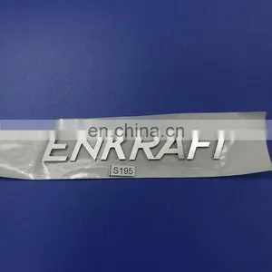 Hard Plastic Silver Plated Car Logo Bagde Stickers thumbnail-1