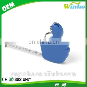 Thumbs Up Tape Measure Key Chain thumbnail-2