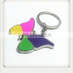 New Fashion Butterfly Key Chain Metal Charm thumbnail-1