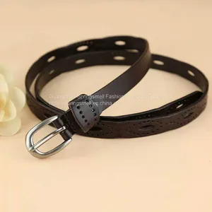 Wholesale High Quality New Design Fashion Woman Jeans Dress Pants Casual Ladies Leather Belt thumbnail-3