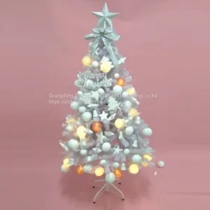New Fashion Luxury White Luxury Christmas Tree Beautiful Artificial Trees for Indoor Decoration thumbnail-1