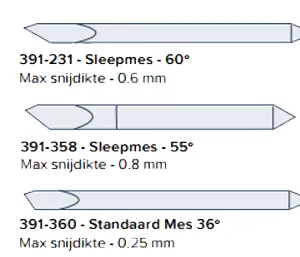 SUMMA Single Edge Cutout Blade 500-9800,500-9801 thumbnail-4