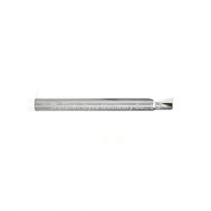 Carbide CNC Spiral 'O' Single Flute, Aluminum Cutting 6 Dia x 8 x 6 Shank x 64mm Long Up-Cut Router Bit thumbnail-2