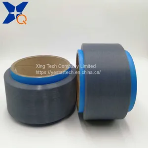 Light Grey Carbon Inside Conductive Nylon Filaments 20D/3F-threelots Surface Low for Anti Static Carpet-XT11926 thumbnail-1