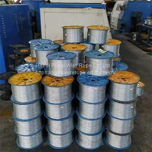 Hot Sales Steel Wire Rope Diameter 1.0mm~4.0mm Structure 1x7, 1x12, 1x19, 7x7S thumbnail-1
