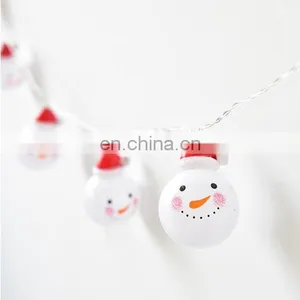 Battery Powered Quality Santa Xmas Snowman Led String Lights Garden Home Holiday Lighting Christmas Decorative Fairy Light thumbnail-2