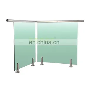 Popular Glass Holder Type Stainless Steel 48mm Terrace Glass Railing thumbnail-4
