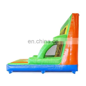 Jungle Themed Inflatable Sticky Climbing Wall Party Game Inflatable Climbing Tower For Sale thumbnail-3