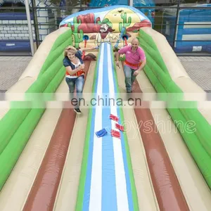 Western Theme Inflatable Bungee Run Wipeout Sport Game For Sale thumbnail-6