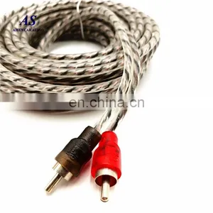OFC RCA Cables Car Audio Rca Cables Length 17ft 4 Channel thumbnail-4