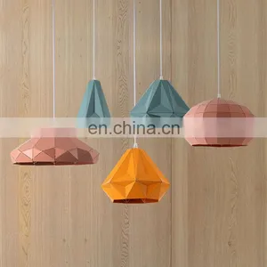 Metal Pendant Lamp Interior Decor Elegant Lighting Fixture Modern Style Polygonal Shaped Handcrafted thumbnail-1