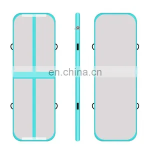 8m x 1m x 20cm Customized Color Air Track Inflatable Gymnastics Mat For Sale thumbnail-2