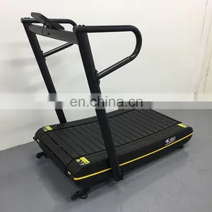 New Home Use Folding Curve Treadmill Fitness Factory Directly Self Powered Without Motor Manual Gym Treadmill Best Price OEM thumbnail-5