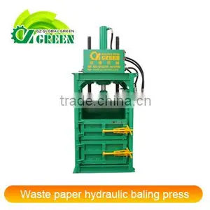 Customed-made Hydraulic Vertical Waste Paper and Plastic Baler thumbnail-1
