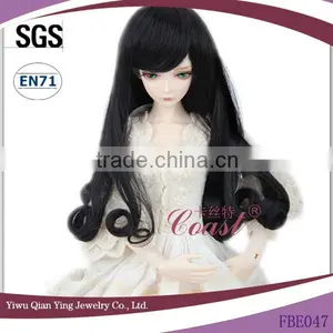 Long Synthetic Black Curly Bjd Pullip Doll Wigs thumbnail-1