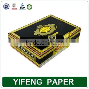 Custom Black Cardboard Empty Single Cigar Boxes for Sale thumbnail-1