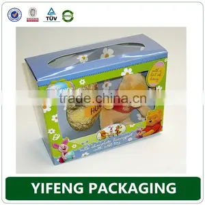 CUSTOMIZED MADE TOYS PACKING PAPER BOX WITH PVC WINDOW ON THE TOP thumbnail-6